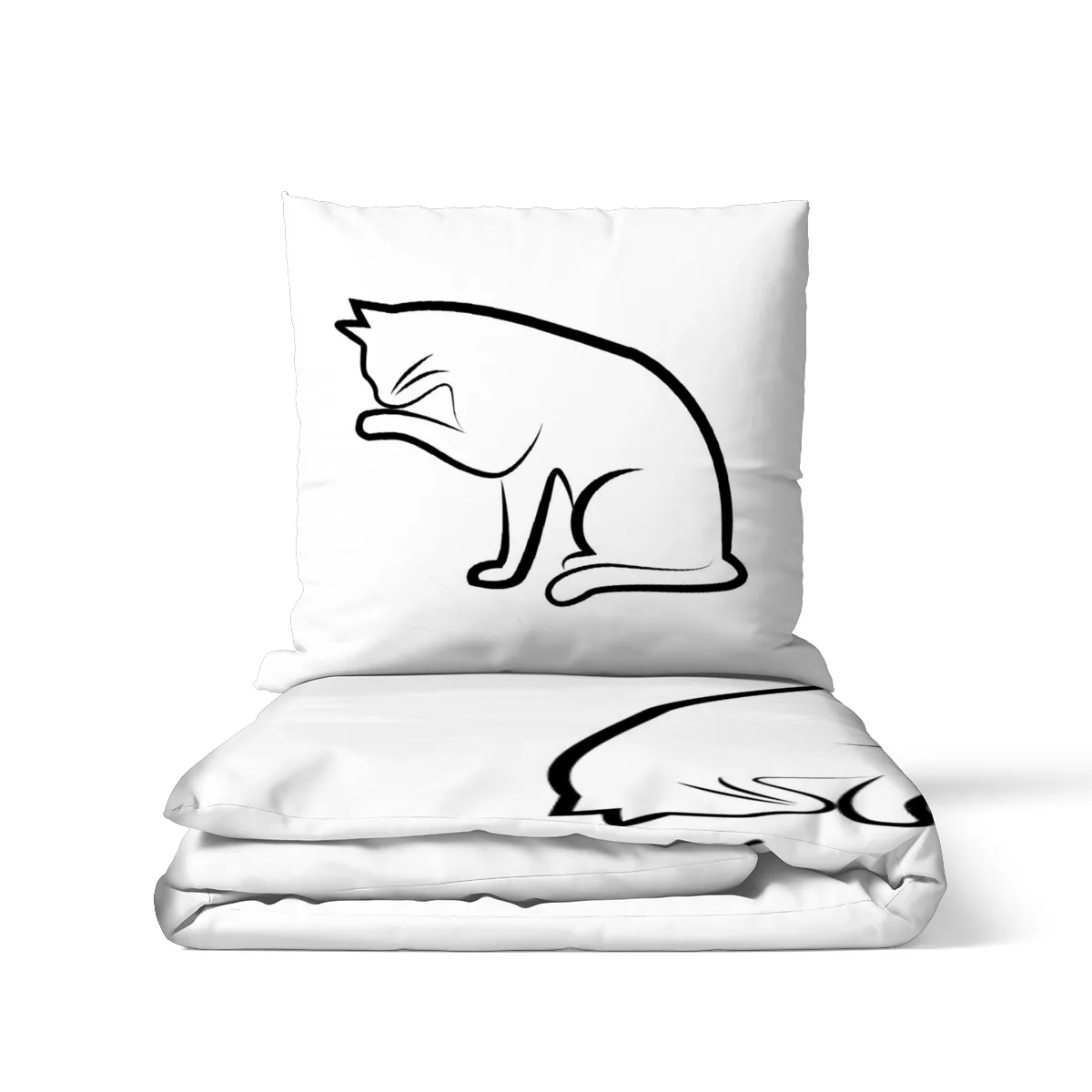 Bettwäsche-Set Black Cat 4 Mikrofaser