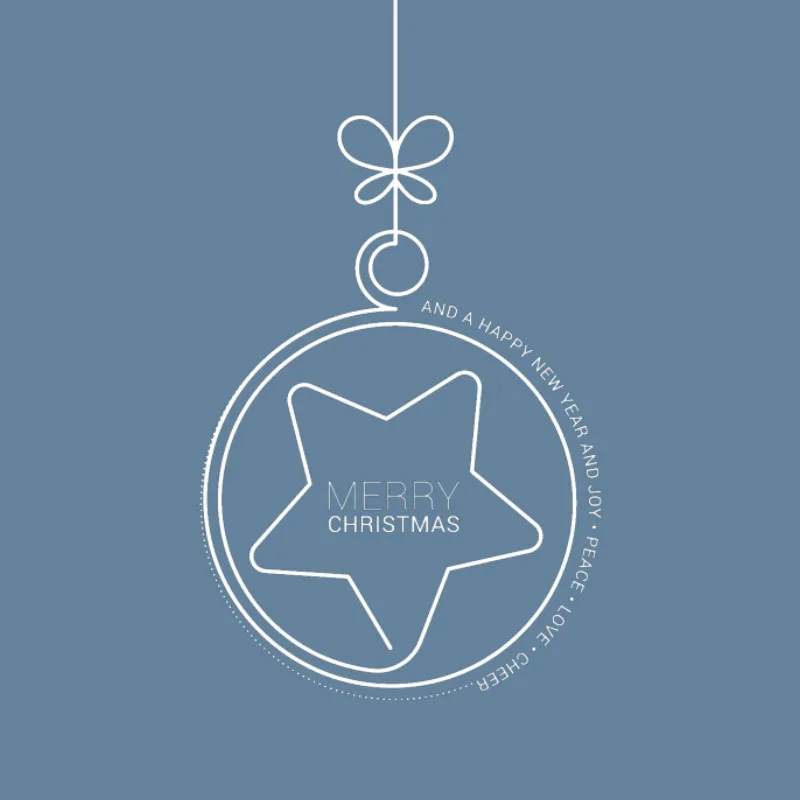 Wende-Bettwäsche Xmas Mimimalism Mikrofaser