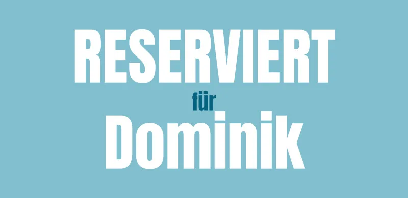 Handtuch "Reserviert für" mit Namen personalisierbar - personalisiertes Namenshandtuch - witziges Handtuch mit Namen und Spruch - Reserviert rosa