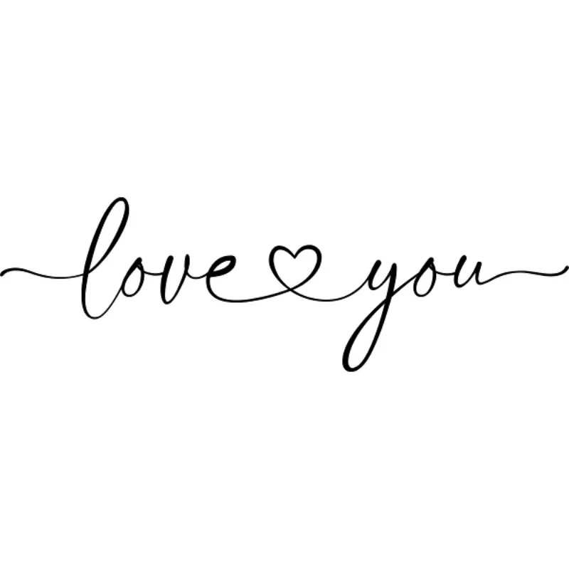 Samtkissenbezug Love you