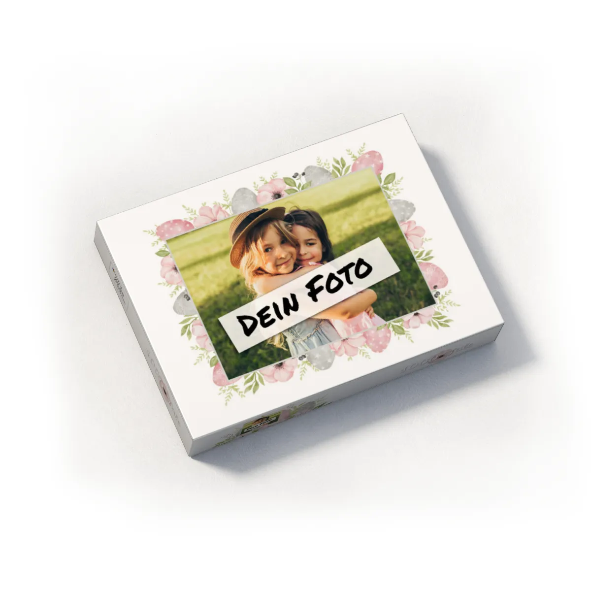 Fotopuzzle 500 Teile personalisiert Ostern - Box Osterblumen