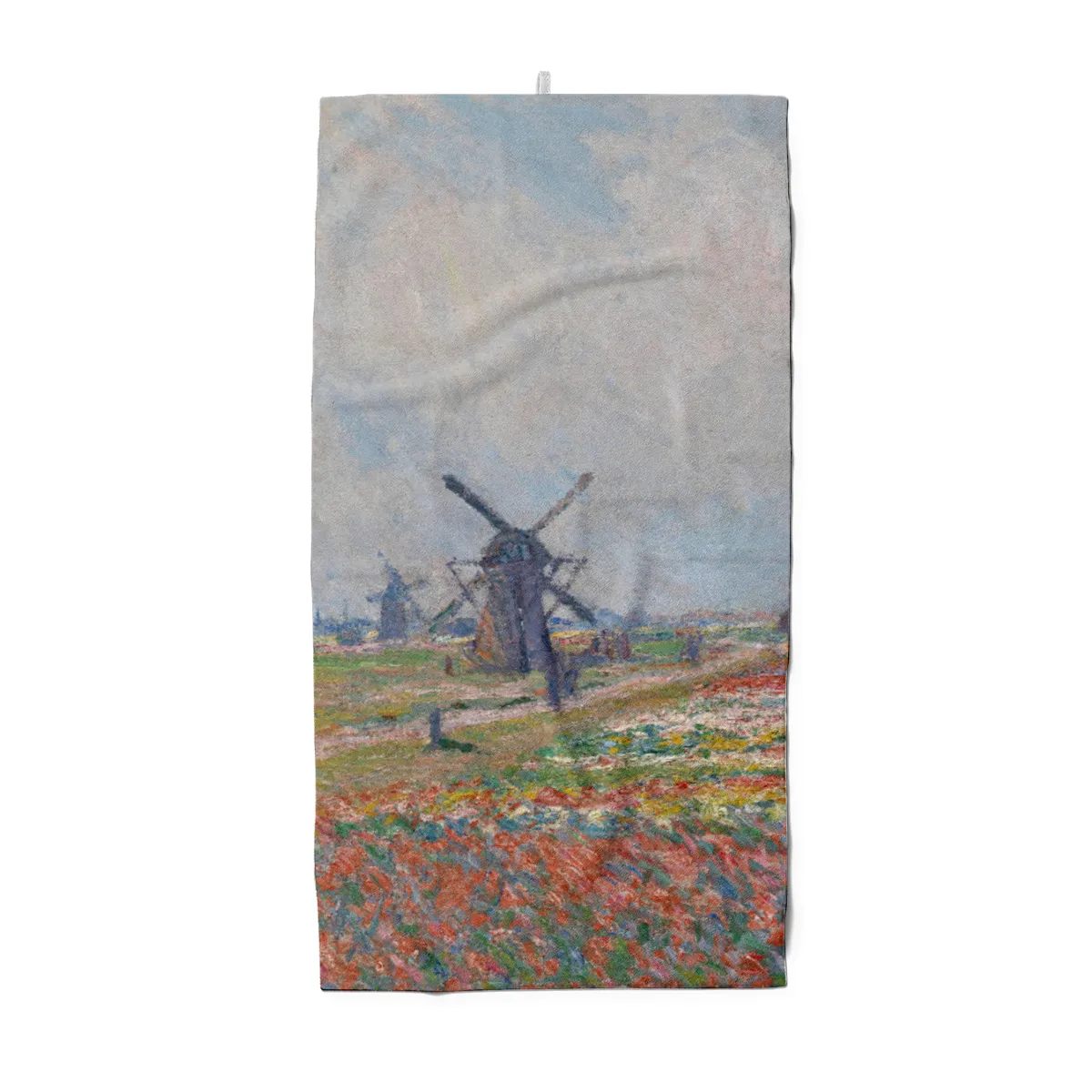 Duschtuch Tulpenfelder in der Nähe von Den Haag - Claude Monet