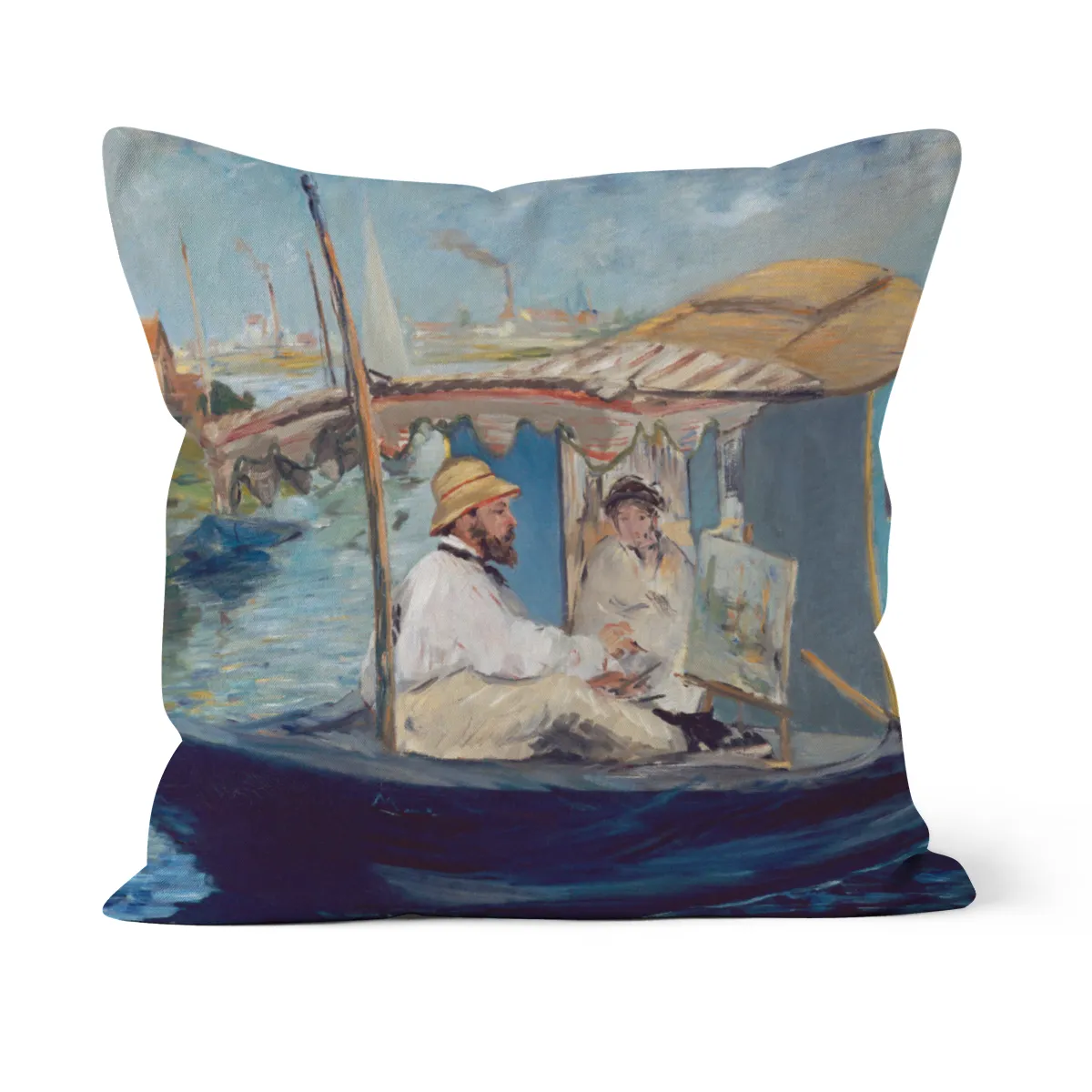 Samtkissenbezug Die Barke Manet