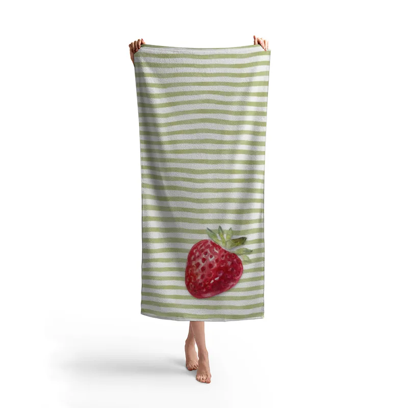 Strandtuch Strawberry Stripes