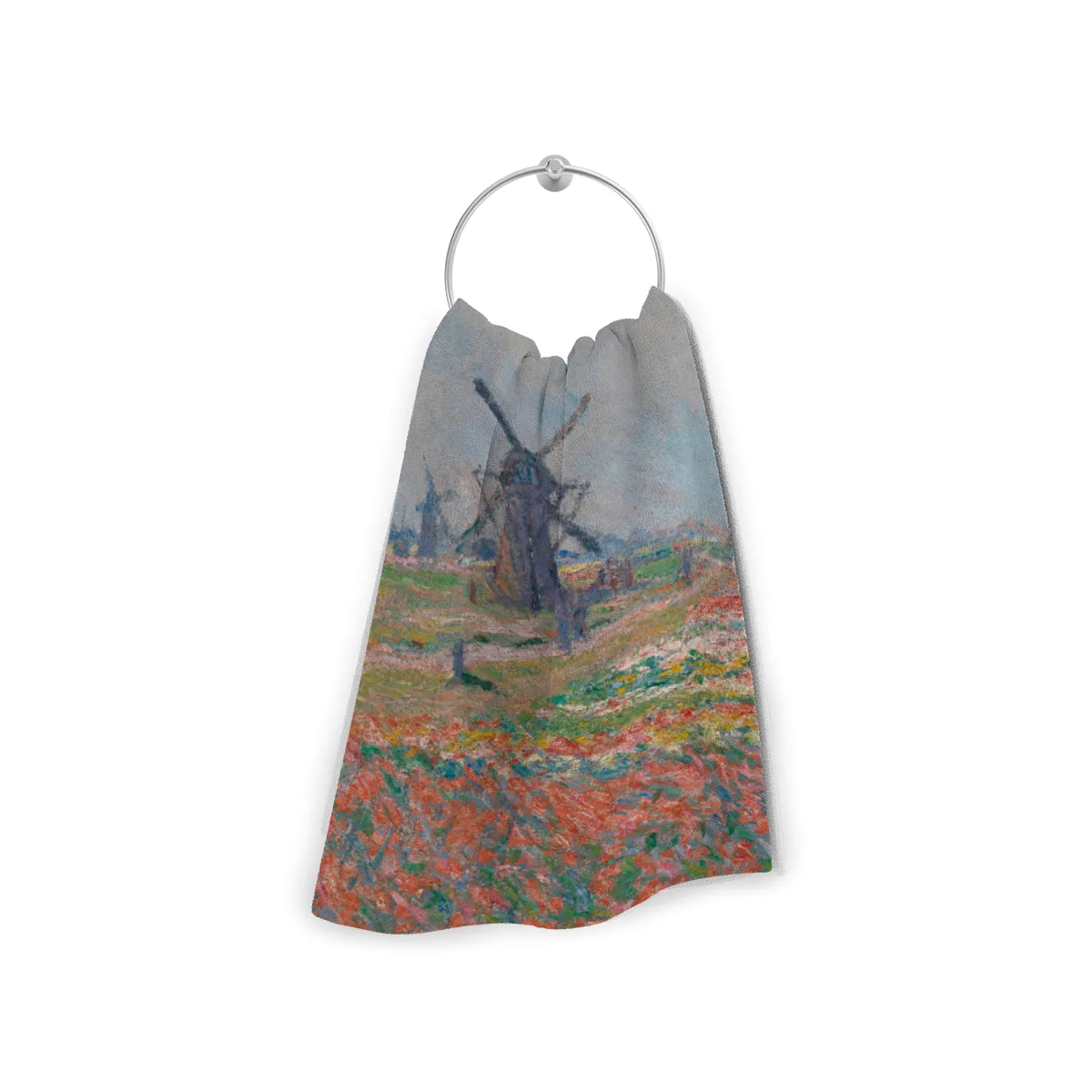 Duschtuch Tulpenfelder in der Nähe von Den Haag - Claude Monet