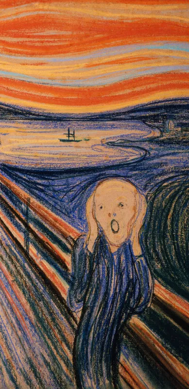 Handtuch Der Schrei - Edvard Munch