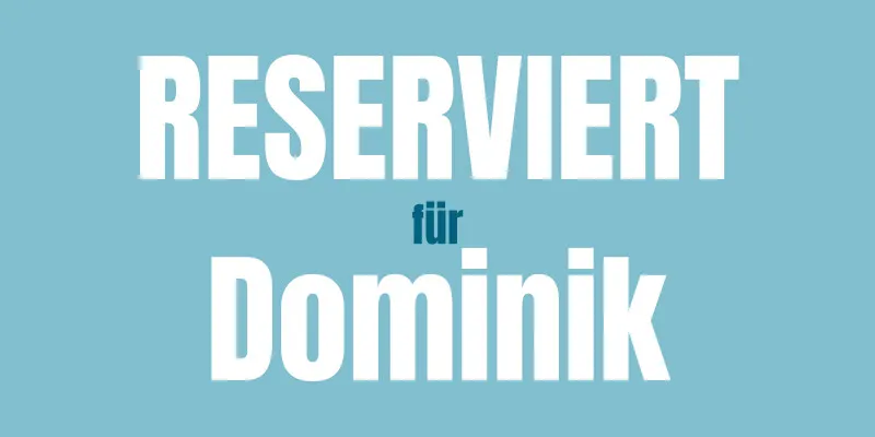 Handtuch "Reserviert für" mit Namen personalisierbar - personalisiertes Namenshandtuch - witziges Handtuch mit Namen und Spruch - Reserviert rosa