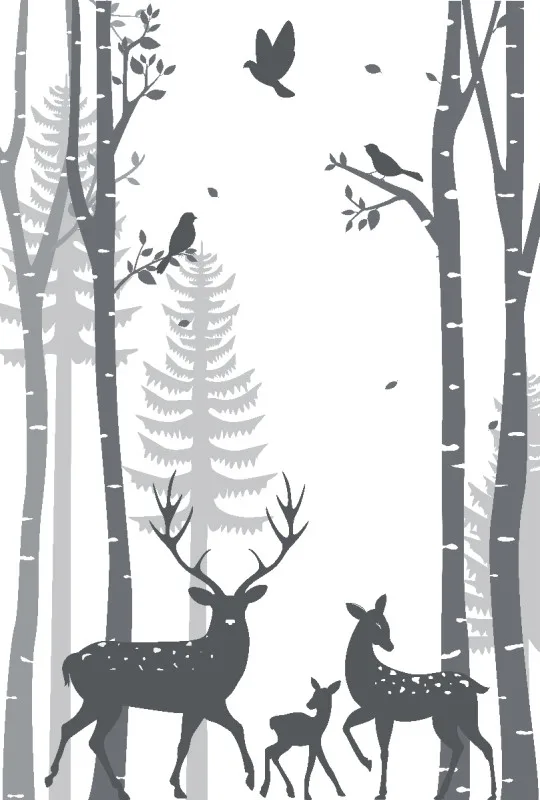 Bettwäsche-Set Woodland Wintertimes Mikrofaser