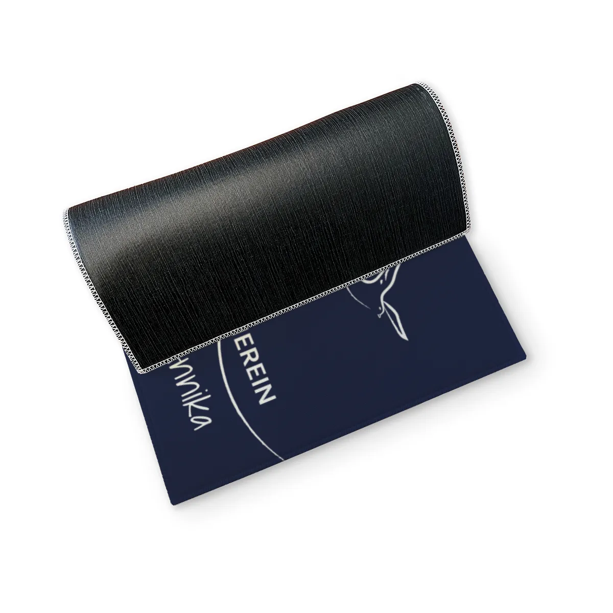 Fußmatte personalisiert Tritt ein, bring Glück herein - Geschenkidee für Familie, zum Einzug - Fussmatte mit Namen bedruckt Glück 70 x 50 cm