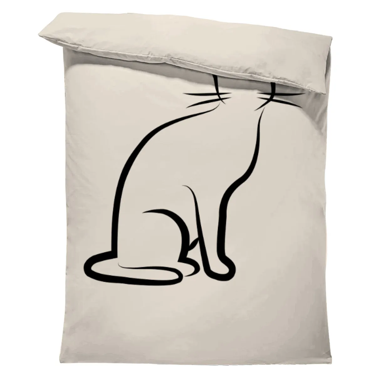 Bettwäsche-Set Black Cat 1 Mikrofaser