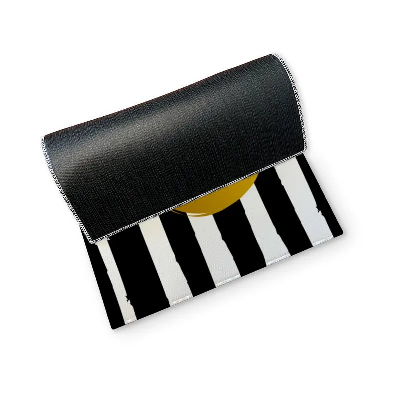 Fußmatte mit Namen personalisierbar - Geschenkidee Einzug, Geburtstag, Umzug, Paare - Fussmatte mit Namen - Motiv Hello Stripes 70 x 50 cm