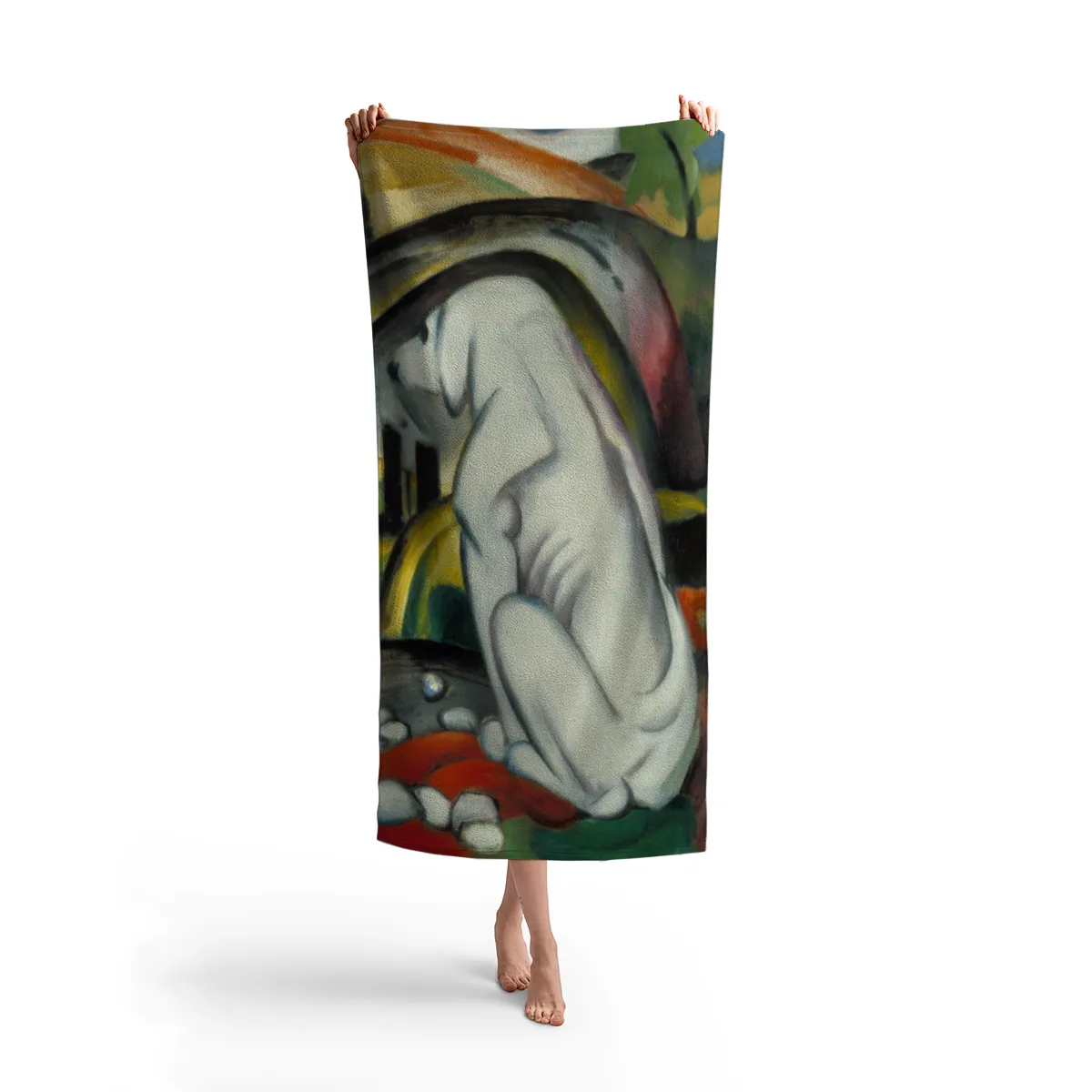 Handtuch Der weiße Hund - Franz Marc