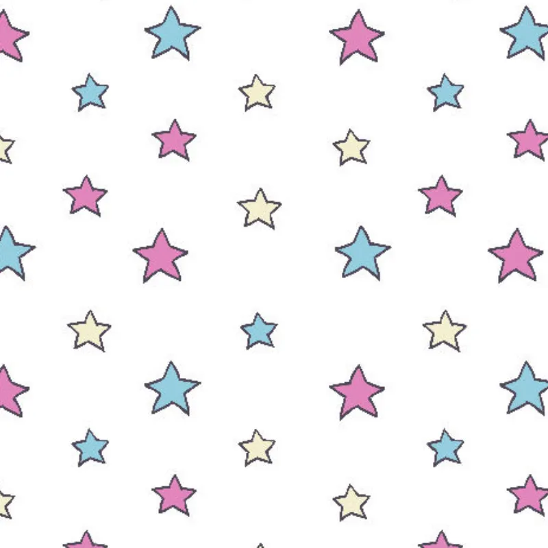 Bettwäsche Colorful Stars Baumwolle