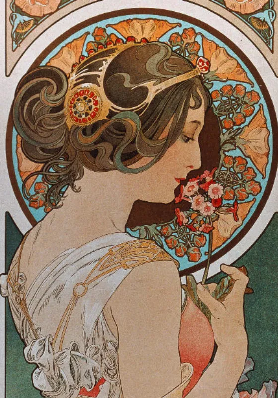 Kuscheldecke Schlüsselblume - Mucha
