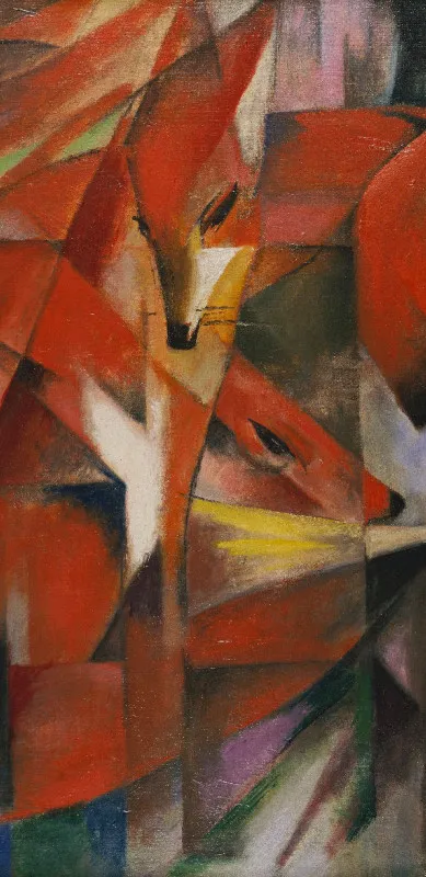 Handtuch Füchse - Franz Marc