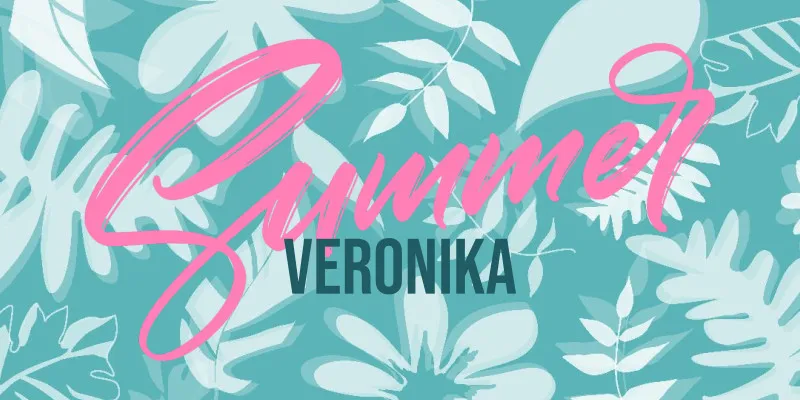 Badetuch Summer mit tropischen Blättern - mit Namen personalisierbar - personalisiertes Namensbadetuch - Strandtuch Sommer mit Namen - Summerleaves