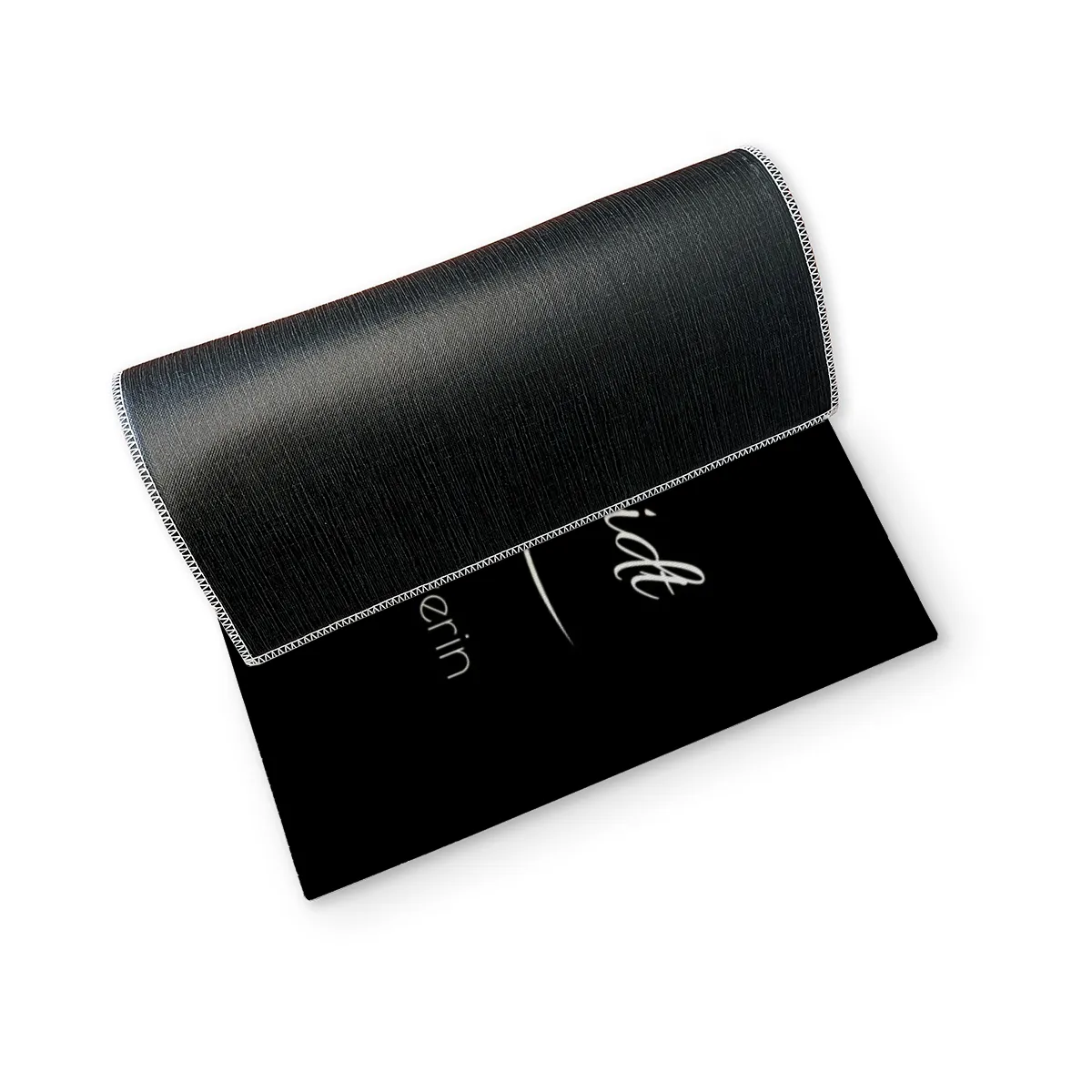 Personalisierte Fußmatte mit Namen - zeitlos elegant - Geschenk Einzug - Fußmatte mit Namen Klassik schwarz 70 x 50 cm