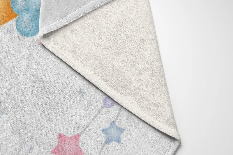 Babydecke mit Namen personalisierbar, Kuscheldecke, Namensdecke mit Einhorn, Geschenkidee Geburt Motiv Einhorn 75 x 100 cm