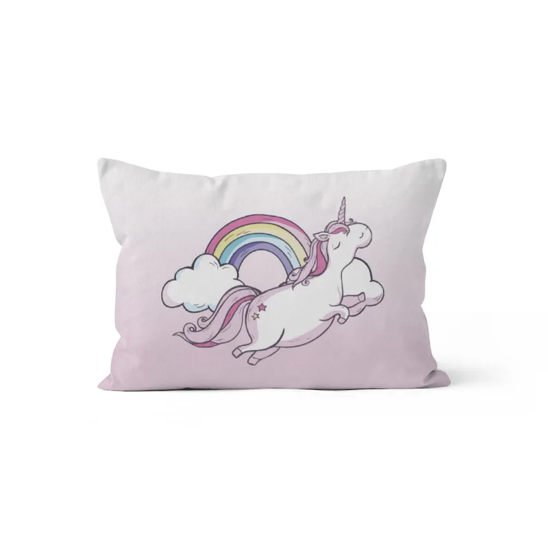 Kinderbettwäsche Einhornwolken Mikrofaser