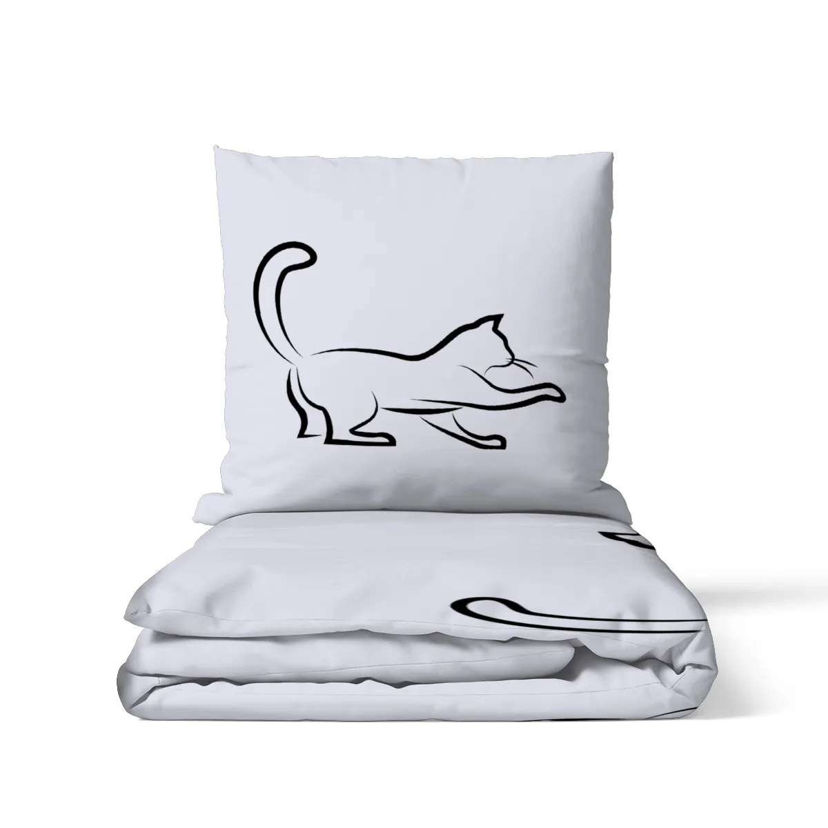 Bettwäsche-Set Black Cat 3 Mikrofaser