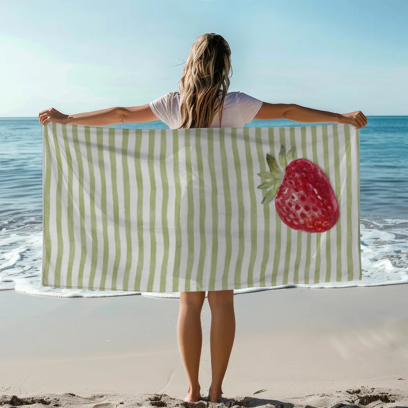 Strandtuch Strawberry Stripes