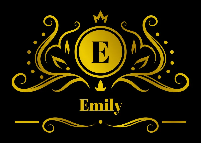 Fußmatte Ornamental mit Initial und Namen personalisierbar - Geschenkidee Einzug, Geburtstag, Richtfest - Fussmatte mit Namen Ornamental Initial 1 70 x 50 cm