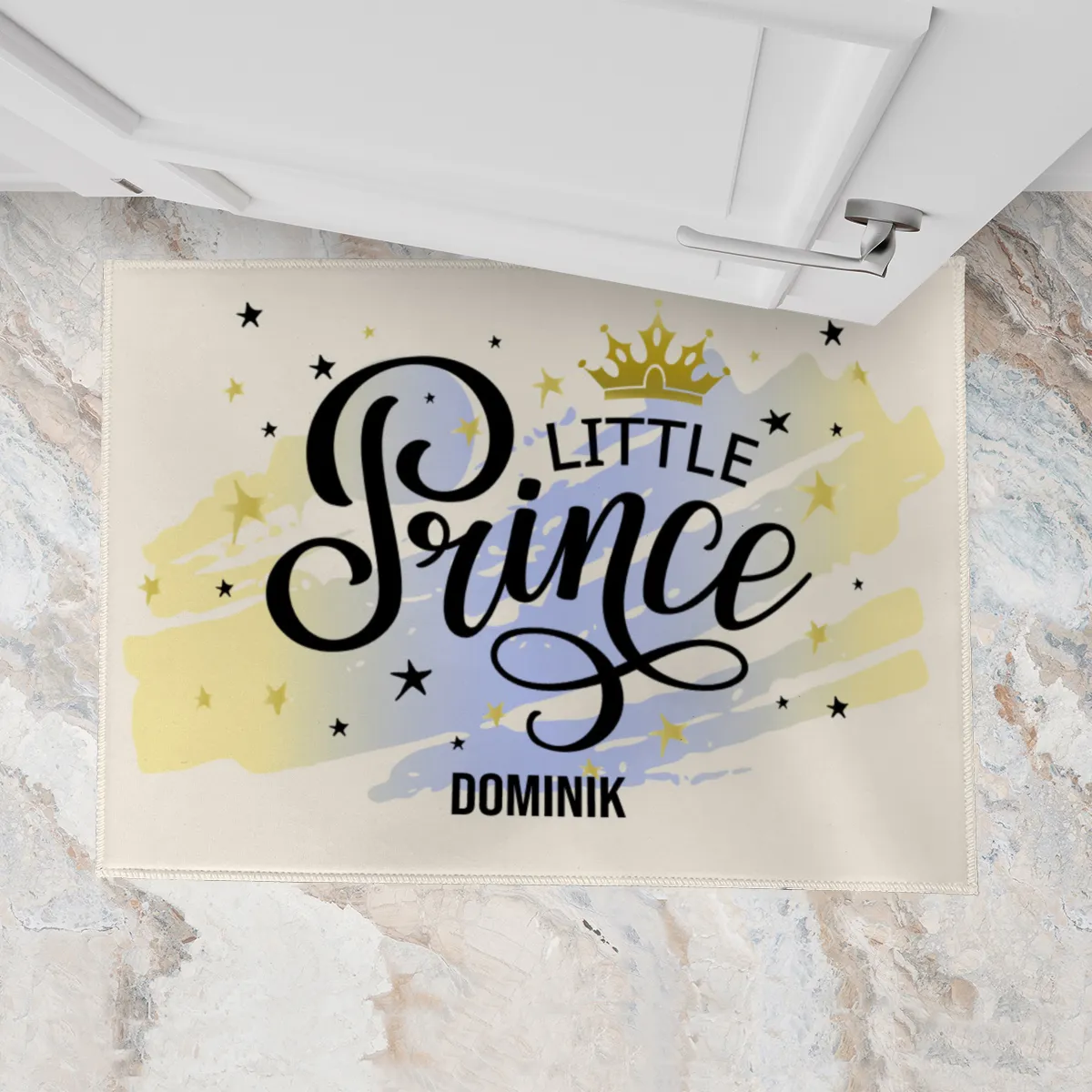 Little Princess - Fußmatte mit Namen personalisiert - Kinderzimmer