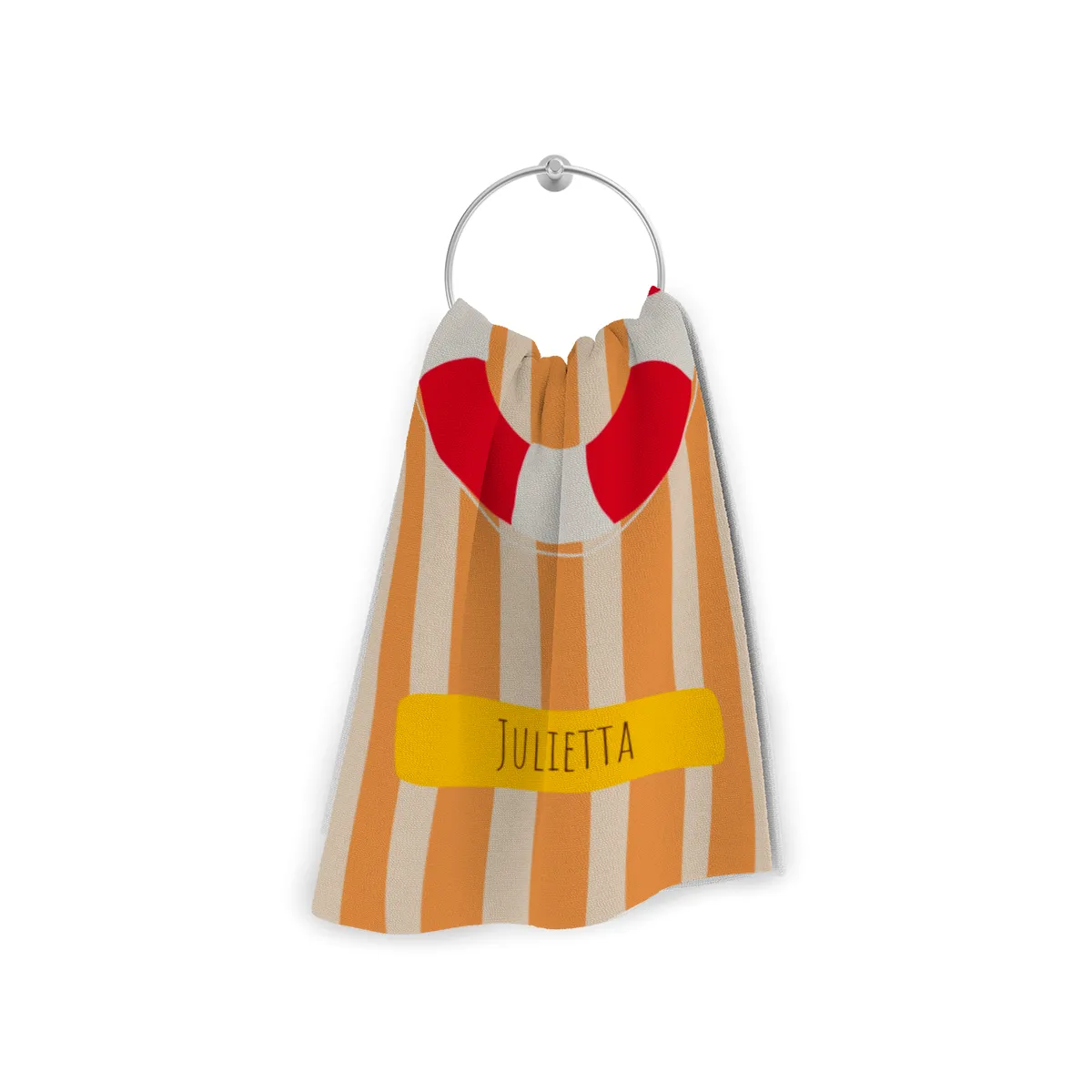 Badetuch Sommer - mit Namen personalisierbar - personalisiertes Namens-Badetuch - Strandtuch mit Wunschtext -