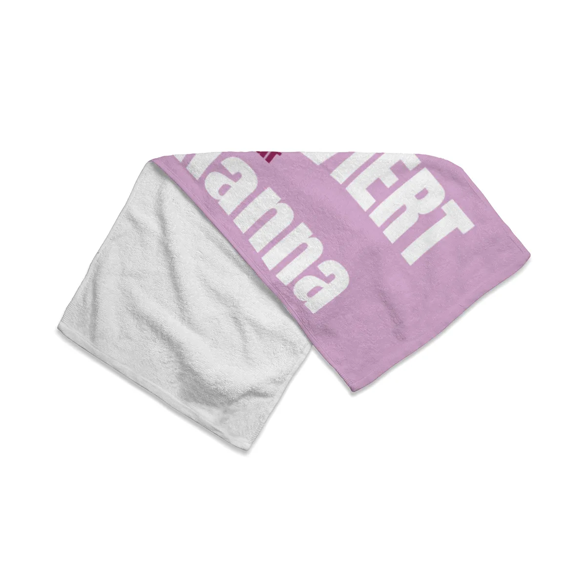 Handtuch "Reserviert für" mit Namen personalisierbar - personalisiertes Namenshandtuch - witziges Handtuch mit Namen und Spruch - Reserviert rosa