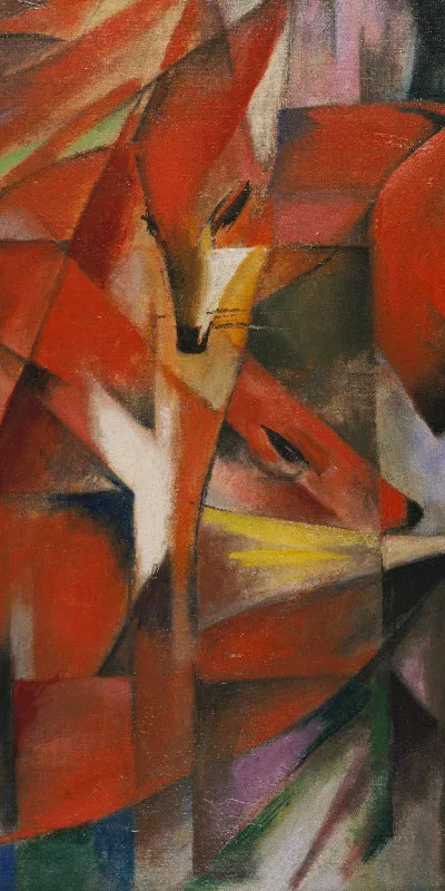 Handtuch Füchse - Franz Marc