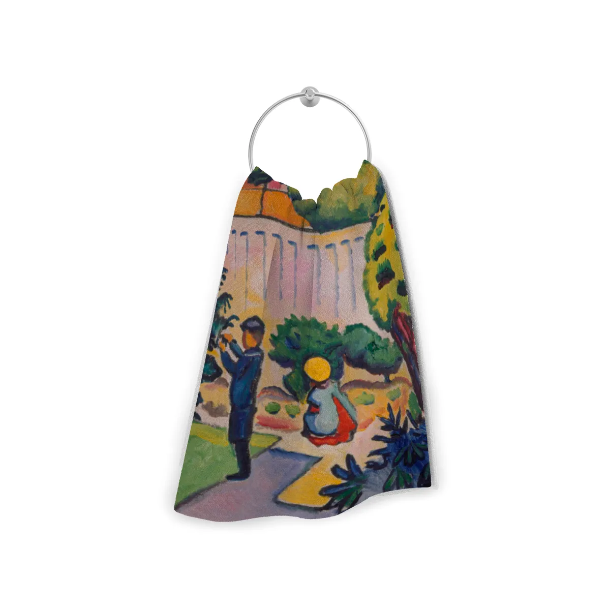 Handtuch Kinder im Garten - August Macke