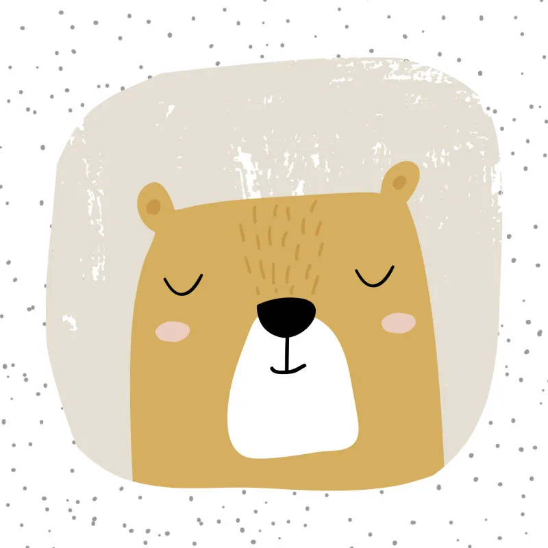 Samtkissenbezug Sweet Bear
