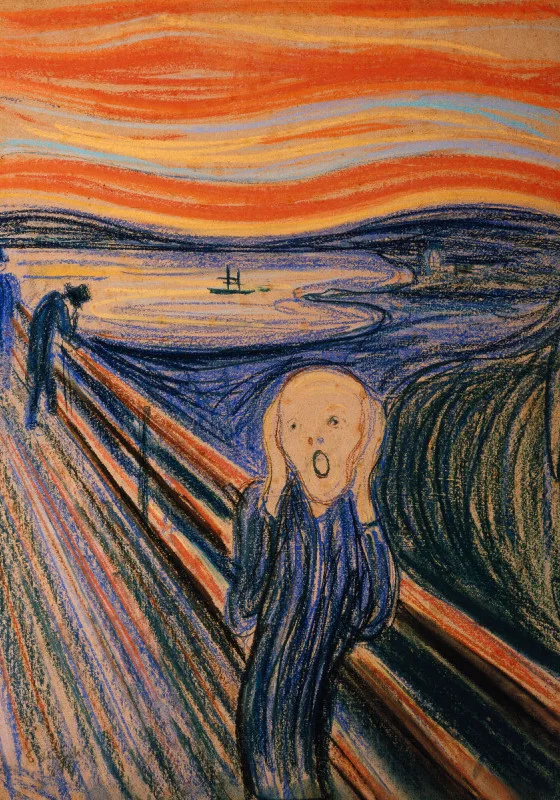 Duschvorhang Munch - Der Schrei