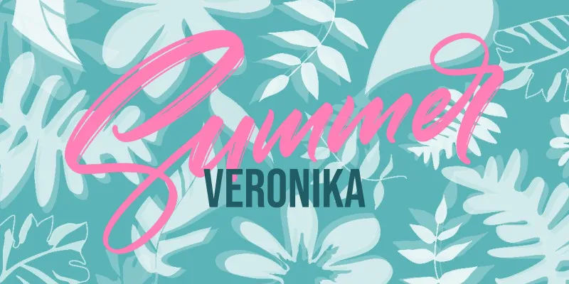 Badetuch Summer mit tropischen Blättern - mit Namen personalisierbar - personalisiertes Namensbadetuch - Strandtuch Sommer mit Namen - Summerleaves