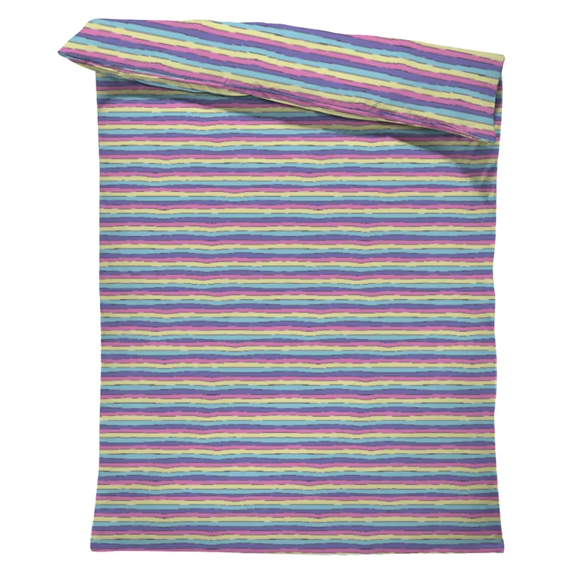 Kinderbettwäsche-Set Colorful Stripes Mikrofaser