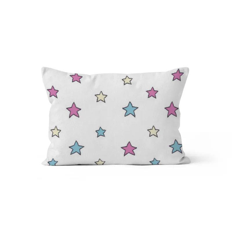 Kinderbettwäsche-Set Colorful Stars Mikrofaser
