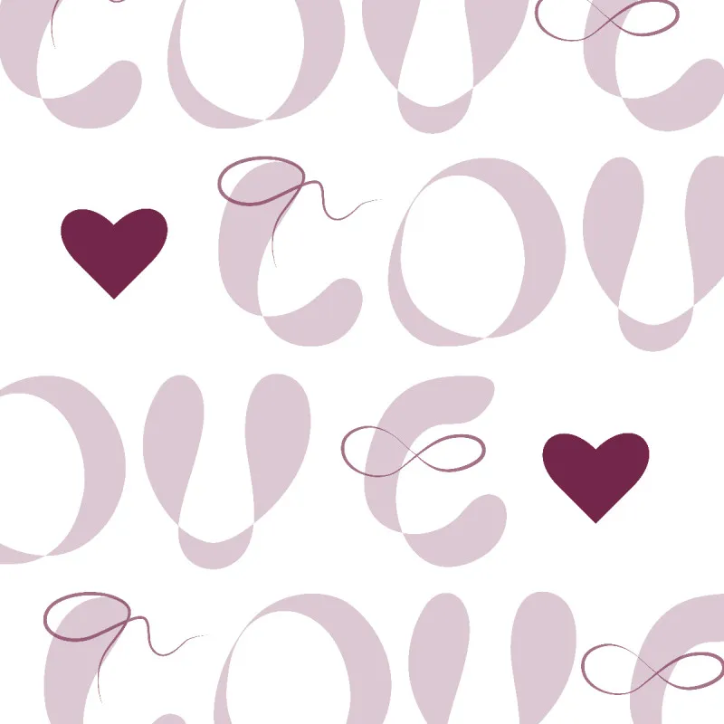 Samtkissenbezug Infinite Love - mit Namen personalisierbar - Geschenkidee Valentinstag, Hochzeit lila 40 x 40 cm