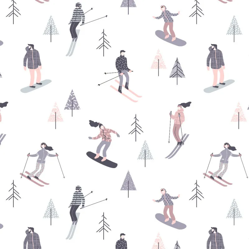 Bettwäsche-Set Ski Mikrofaser
