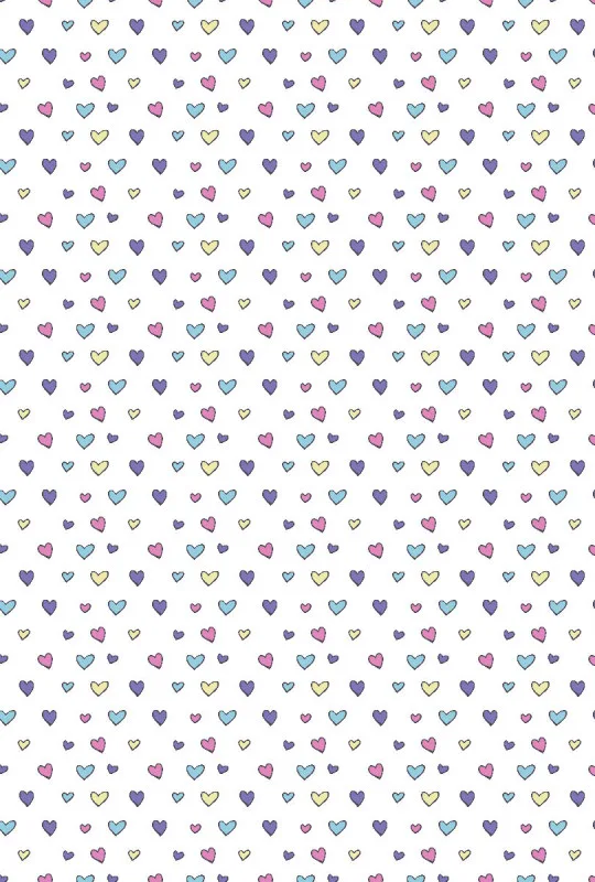 Kinderbettwäsche-Set Colorful Hearts Mikrofaser