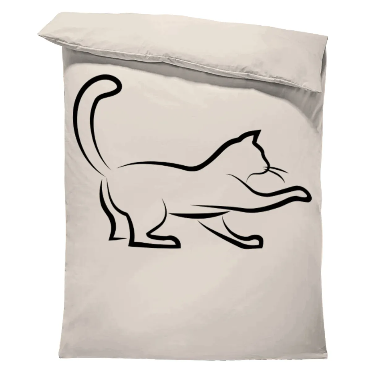 Bettwäsche-Set Black Cat 3 Mikrofaser