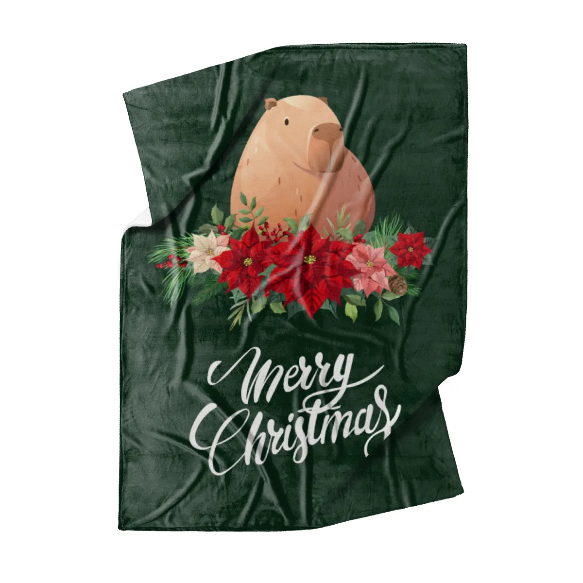 Wohndecke Weihnachtscapy mit Mütze
