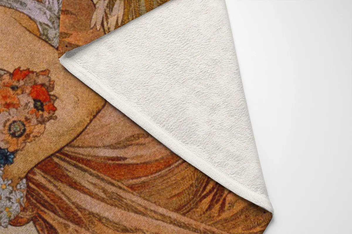 Kuscheldecke Jahreszeiten: Der Sommer - Mucha