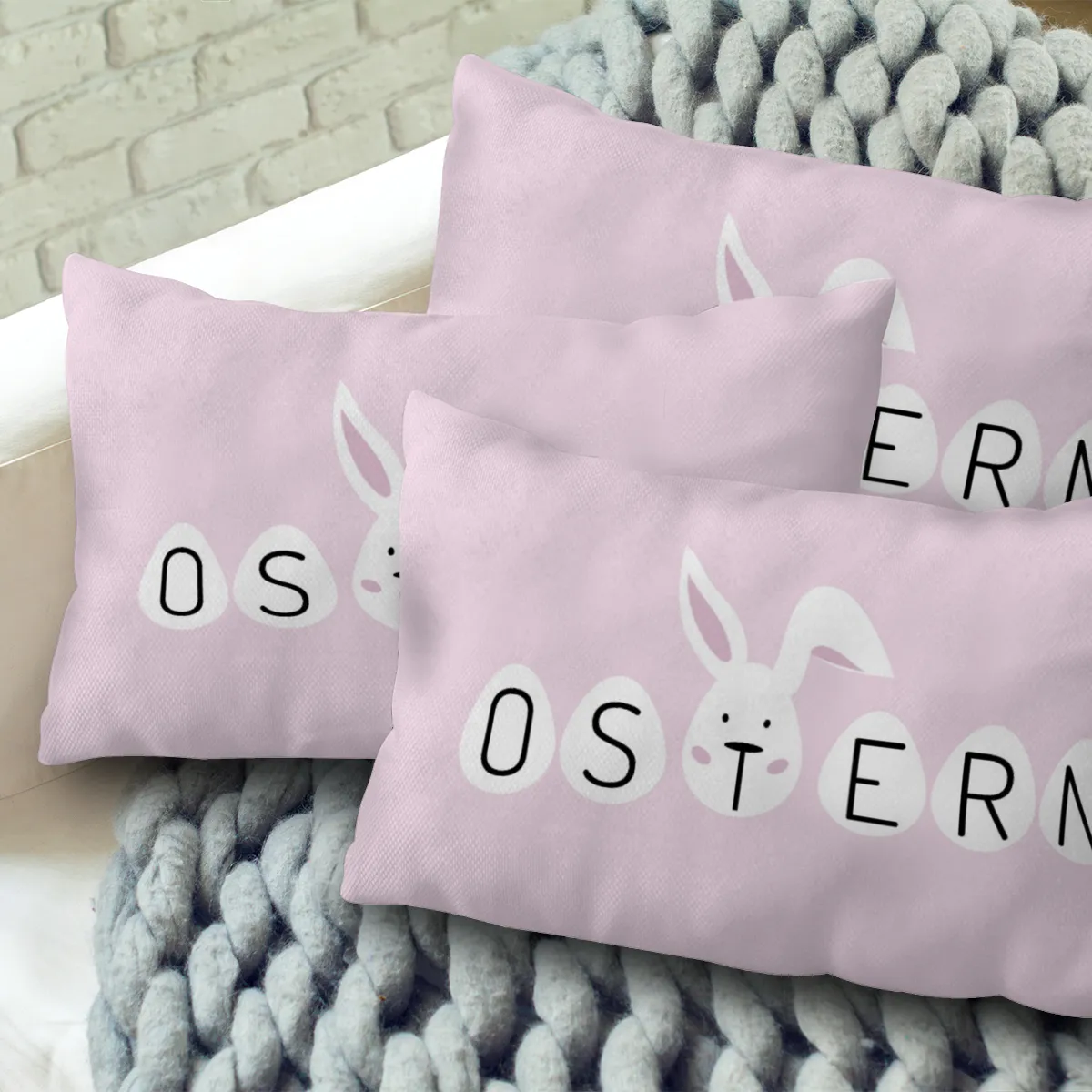 Samtkissenbezug Ostern