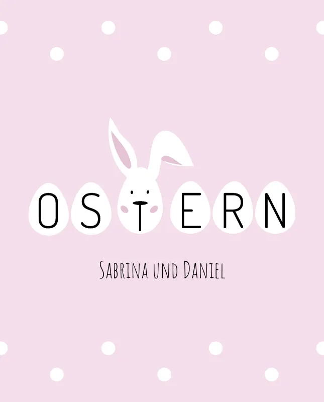 Kuscheldecke Ostern rosa - mit Namen personalisierbar - Geschenkidee Ostern, Osterdeko Ostern rosa 140 x 200 cm