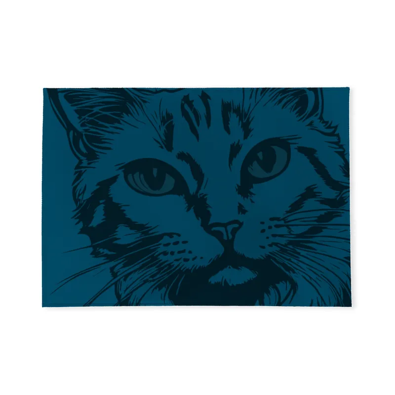 Fußmatte Katzenporträt