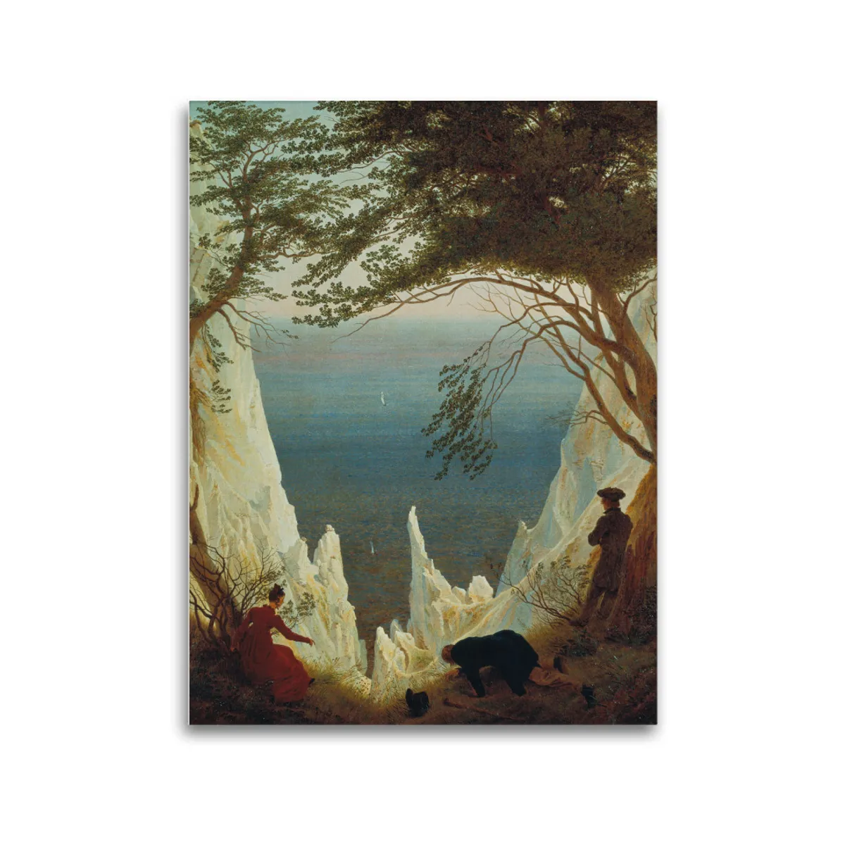 Premium-Leinwand Caspar David Friedrich