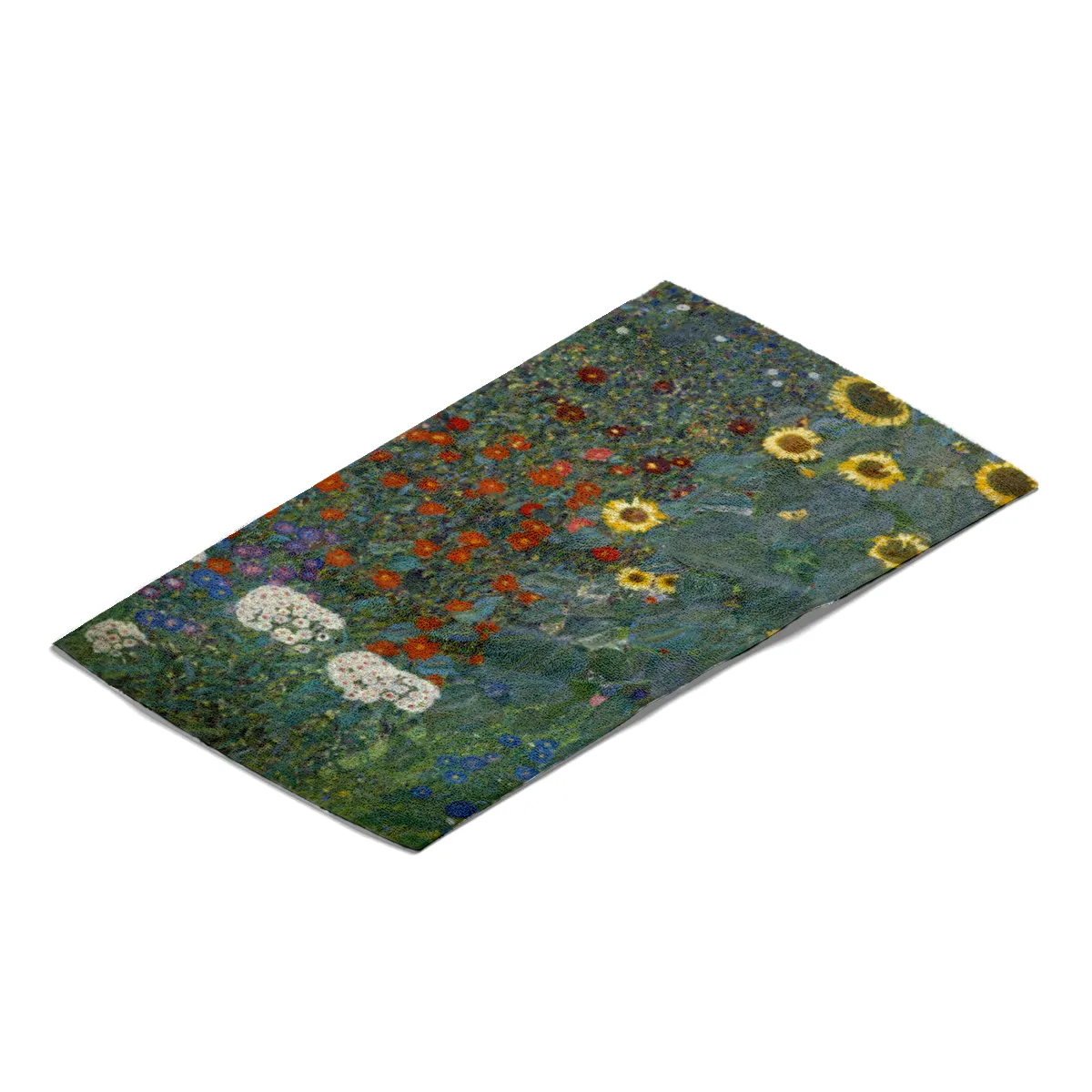 Badetuch Bauerngarten mit Sonnenblumen - Gustav Klimt