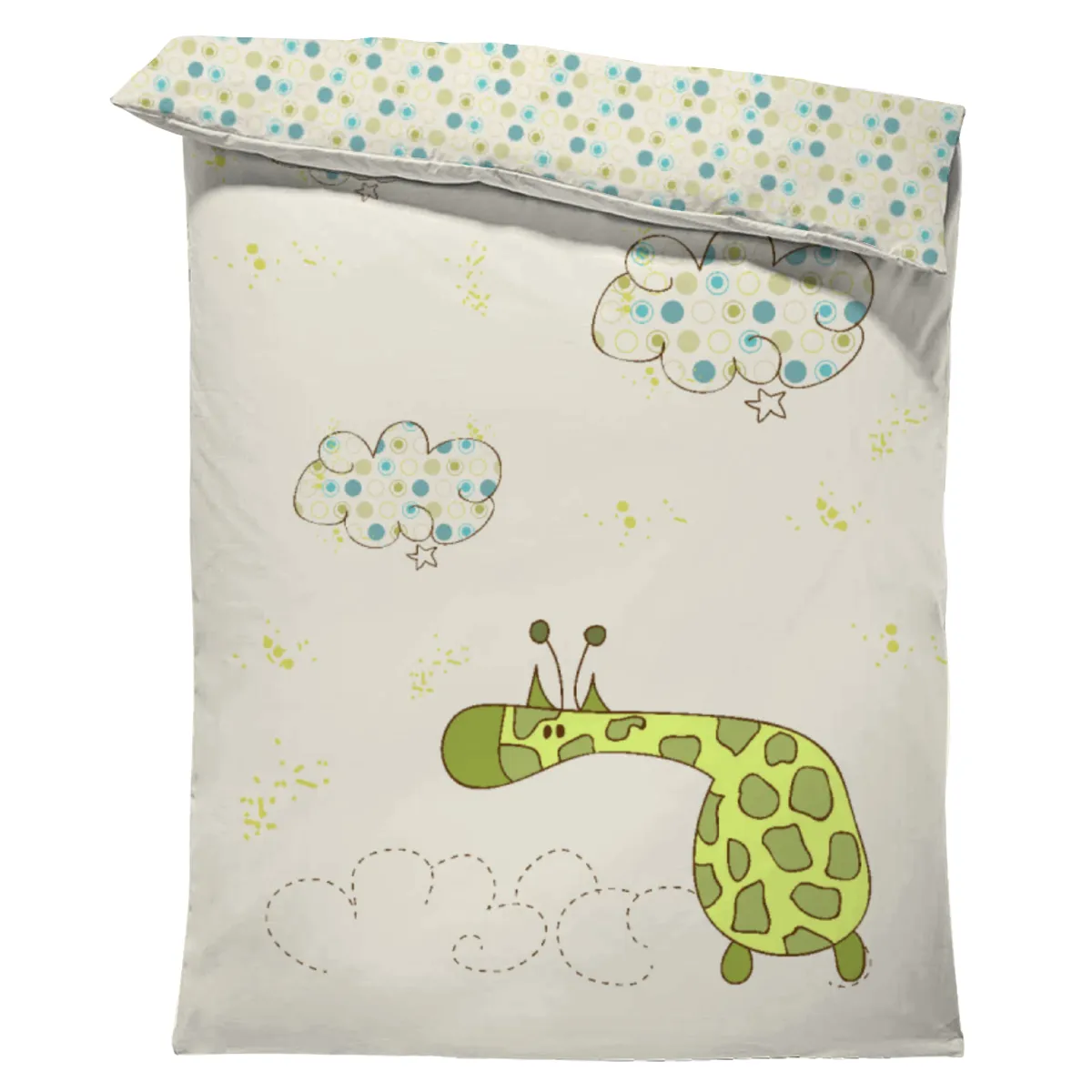 Kinderbettwäsche Giraffe Mikrofaser