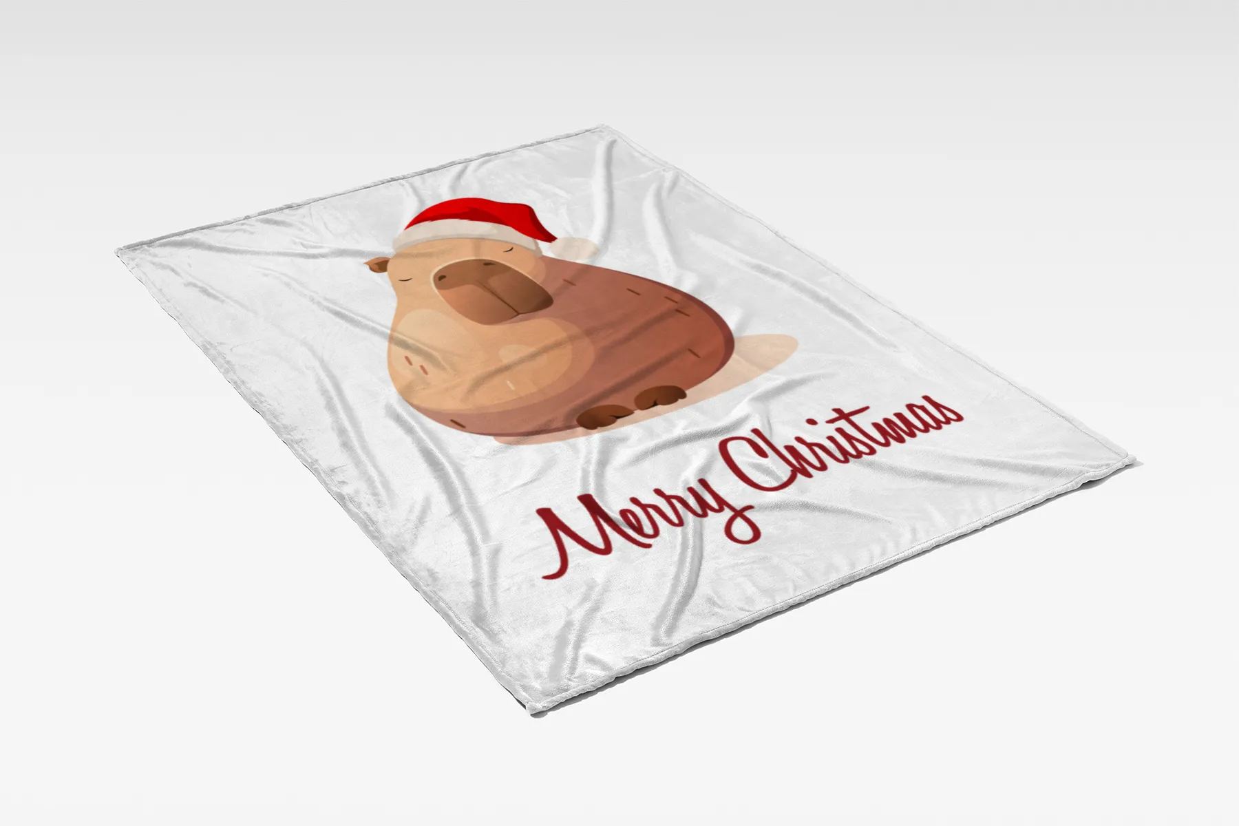 Wohndecke Weihnachtscapy mit Mütze