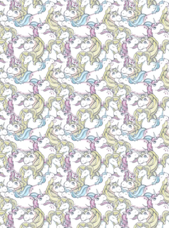 Kinderbettwäsche Einhornherde Mikrofaser